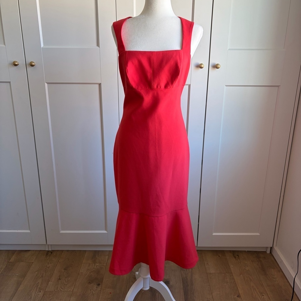 Likely Elegant Red Sleeveless Midi Dress | 10 - Picture 4 of 11